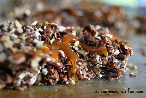 Barres de céréales au caramel beurre salé