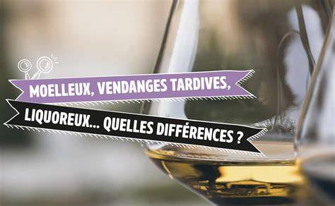 Infographie: Différences entre VDN, moelleux et liquoreux
