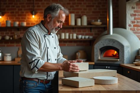Composition d'une pierre réfractaire en cordiérite