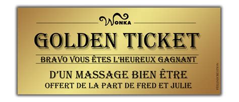Tablette de chocolat avec un ticket d'or