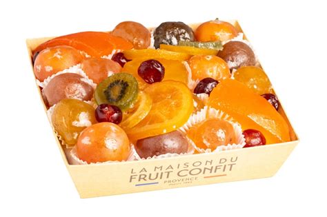 Assortiment de fruits confits