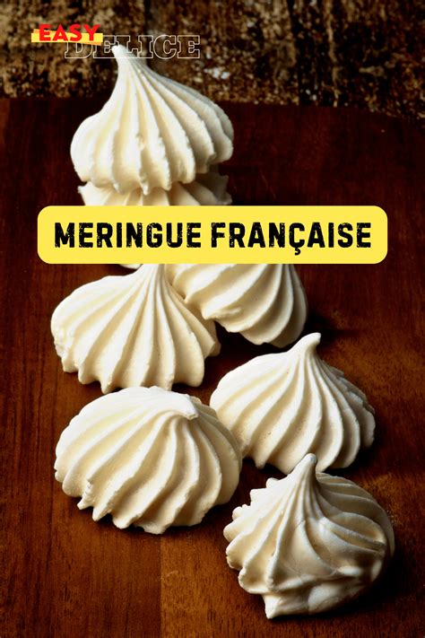 Meringue française brillante