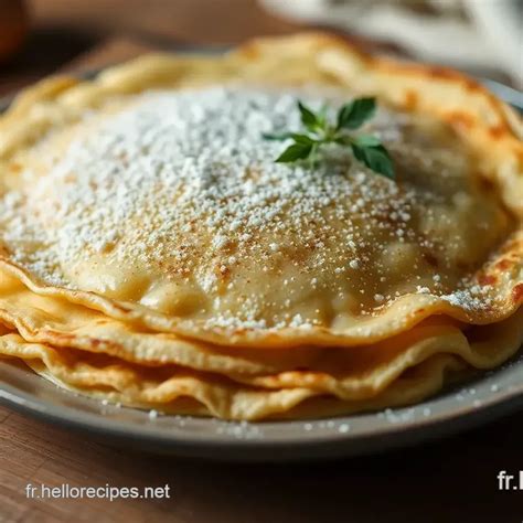 Crêpes dentelles émiettées pour le croustillant