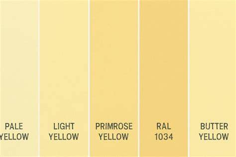 Schéma: Nuance jaune beurre entre beige et jaune pastel