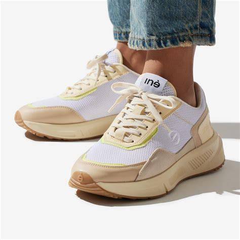 Sneakers iné Vibes Crème & Lemon