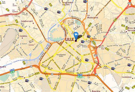 Carte des boutiques Le Lautrec en France et localisation Lille