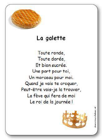 galette des rois et poésie en maternelle