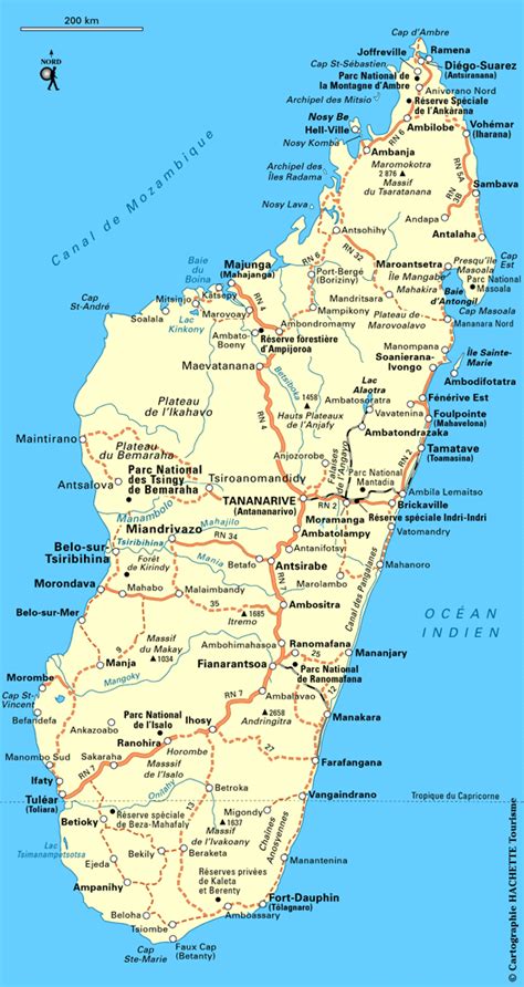 Carte de Madagascar