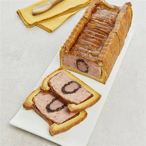 tableau et diagramme de montage du pâté en croûte Richelieu