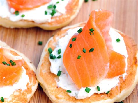 Garniture blini saumon fumé
