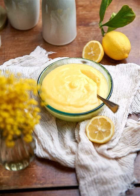 Ingrédients pour la crème au citron