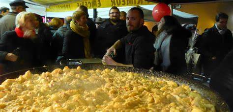 image de tartiflette géante sur place