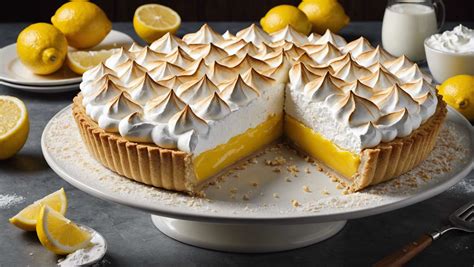 image de tarte citron meringuée