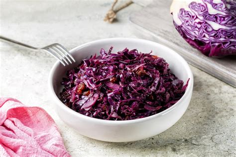 Légende: Schéma de cuisson du chou rouge au four avec temps et températures optimales