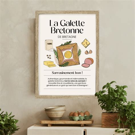 Illustration culinaire: galette bretonne et associations possibles