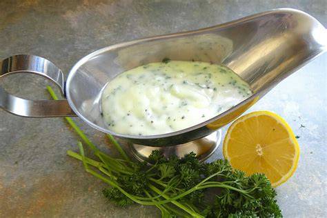 Schéma de préparation de la sauce Messine adaptée Thermomix: étapes et vitesses