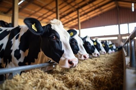 Ferme laitière avec des vaches dans un pré fleuri