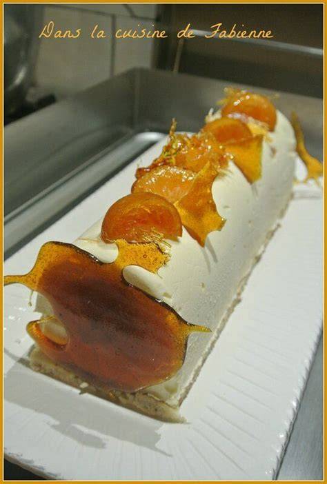 informations visuelles: schéma montage bûche caramel mandarine
