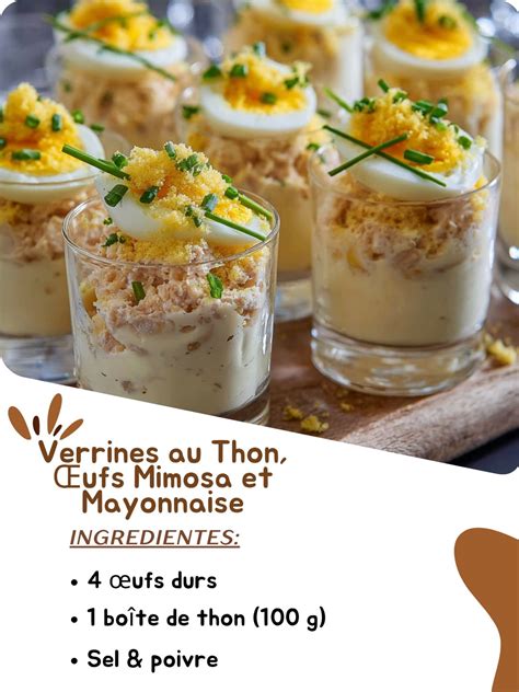Ingrédients pour les verrines : thon, mayonnaise, pêche, ciboulette, oignon