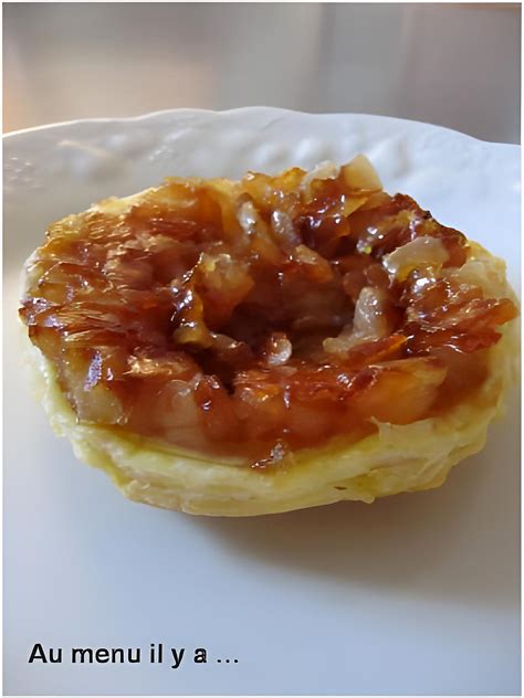 image de tartelette tatin feuilletée