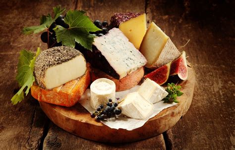 Plateau de fromages variés