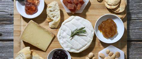 Infographie: variantes de fromages et accompagnements