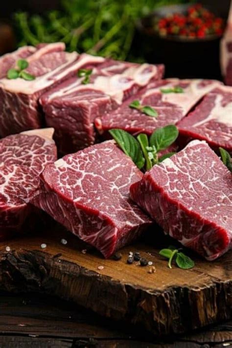 Différents morceaux de bœuf pour plats mijotés