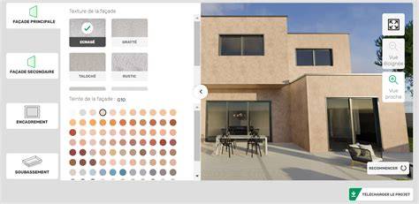 couleurs façade simulation photo