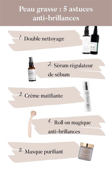 Routine de soin pour peau grasse