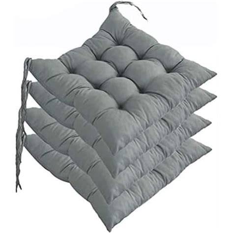 coussins de chaise en jacquard coton