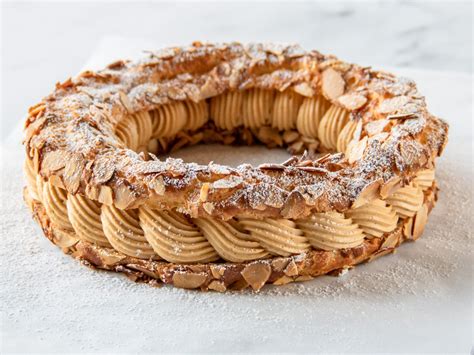Paris-Brest au praliné et ganache moka