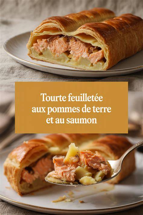 tourte saumon cuisson dorure feuilletée
