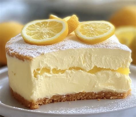 Dessert entremet citron