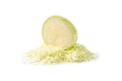 Chou blanc émincé prêt à être cuisiné