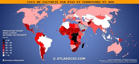 Carte du monde montrant le taux d'équipement des foyers en fours à micro-ondes (estimation début 1980s)