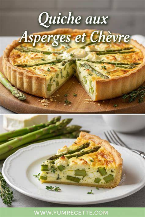 diagramme agencement quiche asperges boudin