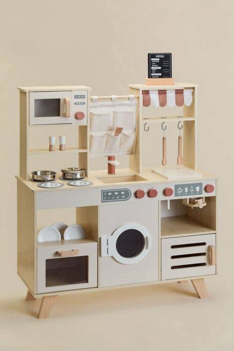 illustration cuisines en bois pour enfants