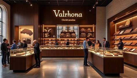 Infographie: Parcours historique Valrhona et ses innovations (1922-2022)