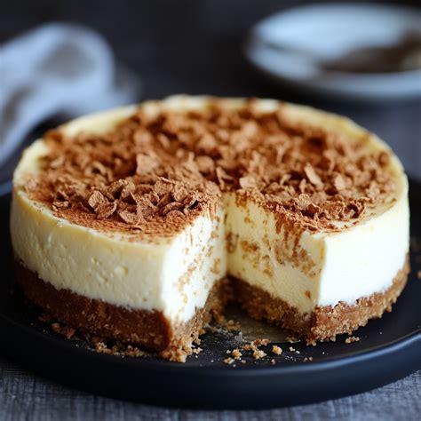 Garniture crémeuse de cheesecake avant cuisson