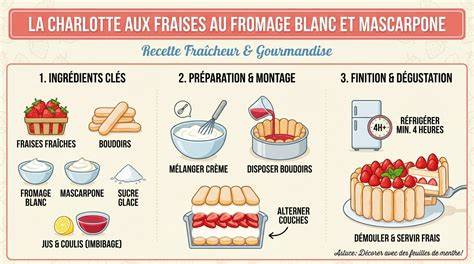 Infographie: étapes et variantes tartes fromage blanc