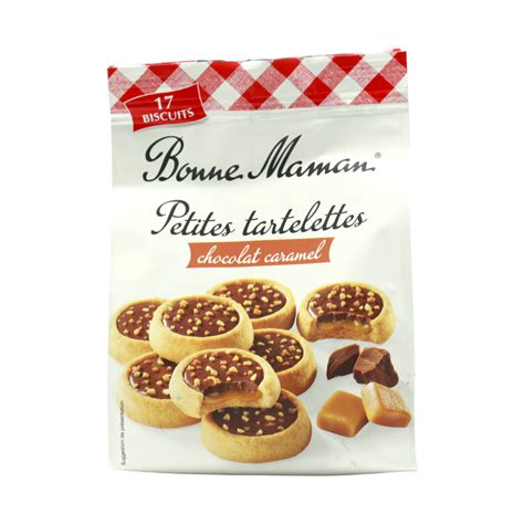 Infographie: Composition et Origine des Tartelettes Bonne Maman Chocolat Caramel