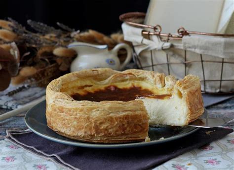 Un flan à la crème de marrons prêt à être dégusté