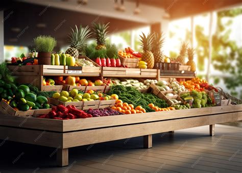 Vitrine de fruits rouges frais et surgelés dans un supermarché