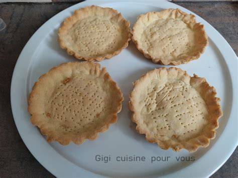pâte sablée et tartelette étape