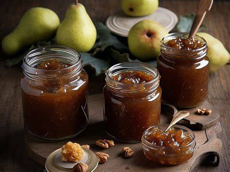 marmelade poires et genoivre infusion