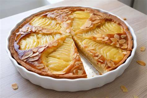 recette tarte poire amandine version complète