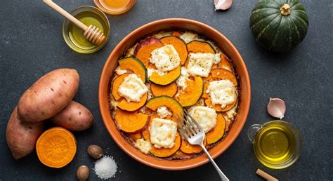 Champ de potimarron et patates douces récoltés