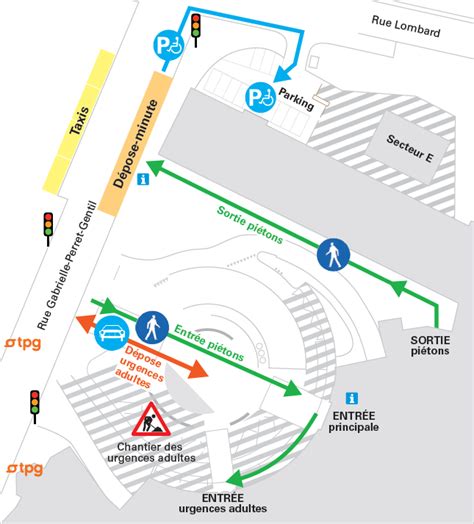 plan localisation Rotonde et accès tramway