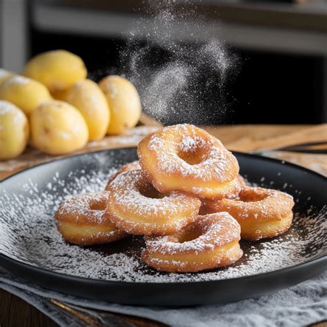 Beignets de pommes prêt à frire (illustration étape)