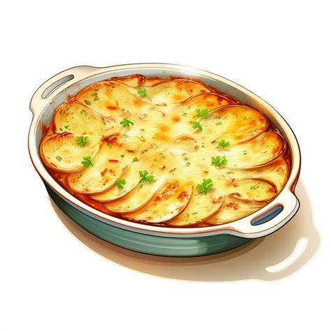 illustration gratin courgettes béchamel étape